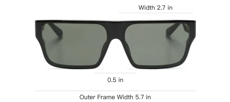 Linda Farrow Brady Rectangle frame Sunglasses-3