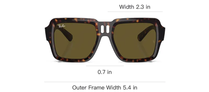 RayBan Magellan Square frame Sunglasses-3