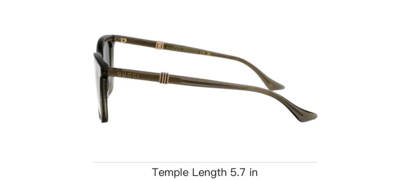 GUCCI Acetate Square Sunglasses Men's Gray-3