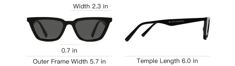 GENTLE MONSTER Sunglasses Unisex Black-3