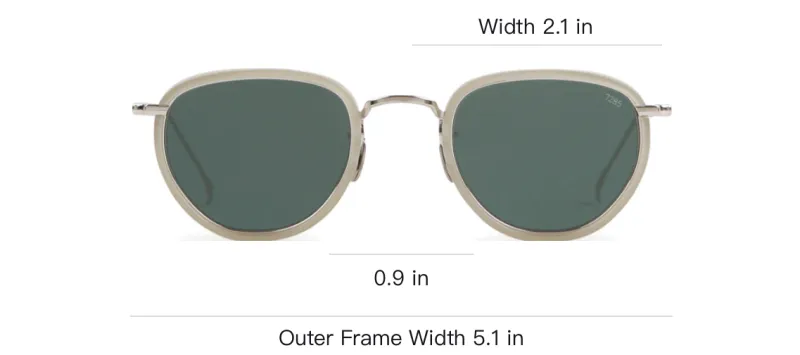 EYEVAN 7285 Oval frame Sunglasses-3