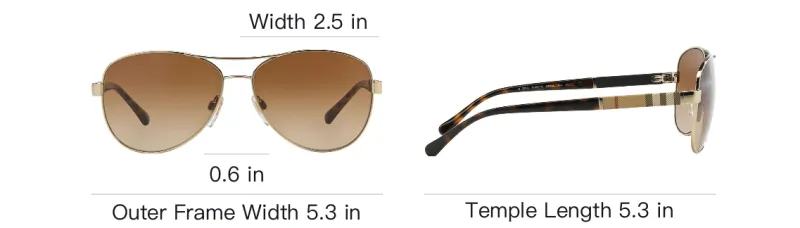 Burberry Check Print Sunglasses-3