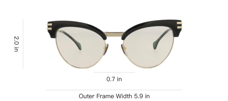 GUCCI Cat Eye Injection Sunglasses-3
