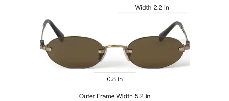 MIU MIU Oval frame Sunglasses-3