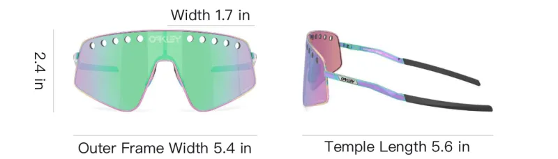 Oakley Sutro Ti Sweep Shield frame Sunglasses-3