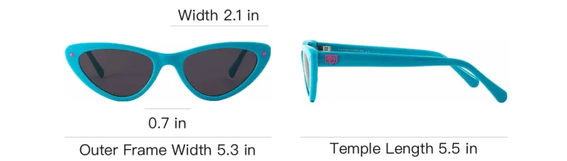 CHIARA FERRAGNI Cat Eye Frame Logo Plaque Sunglasses-4