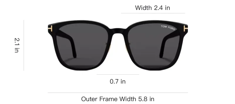 TOM FORD Alloy Plate And Metal Square Sunglasses Unisex Multicolor-1