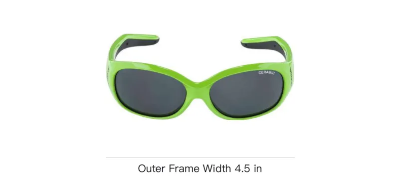 ALPINA Plastic Irregular Shape Sunglasses Kids' Green-3