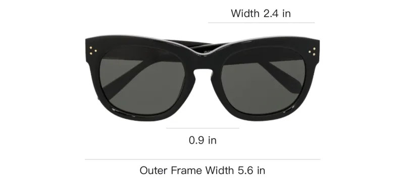 Linda Farrow 1384 Cat Eye Sunglasses-2