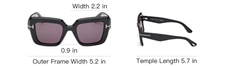 TOM FORD Eyewear Esme Oversized Frame Sunglasses-6