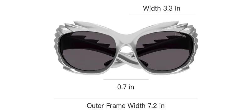 Balenciaga Geometric Frame Sunglasses-2