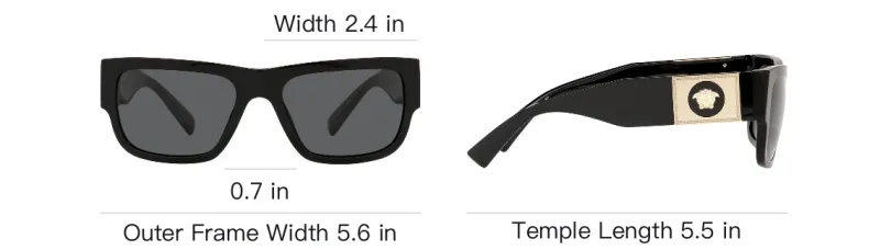 VERSACE Medusa Embellished Sunglasses-4