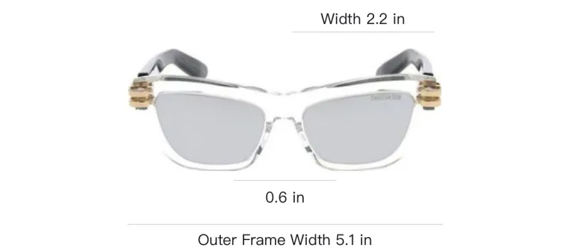 DIOR Butterfly Frame Sunglasses-3