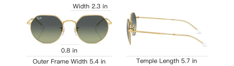 RayBan Jack Round frame Sunglasses-5