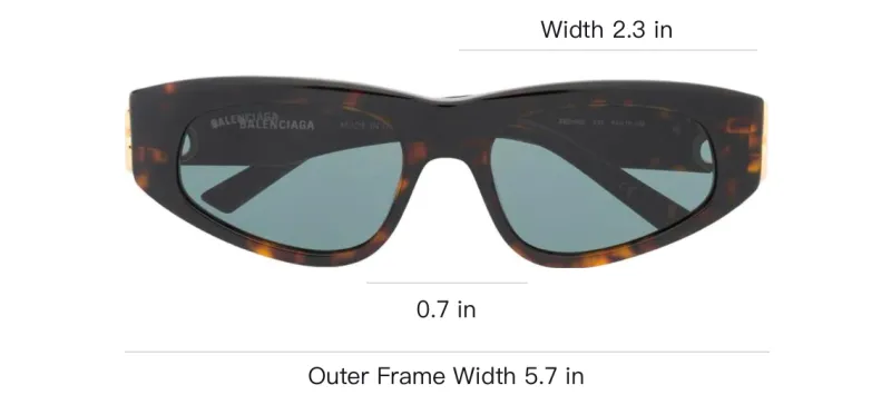 Balenciaga Dynasty D Frame Sunglasses-3