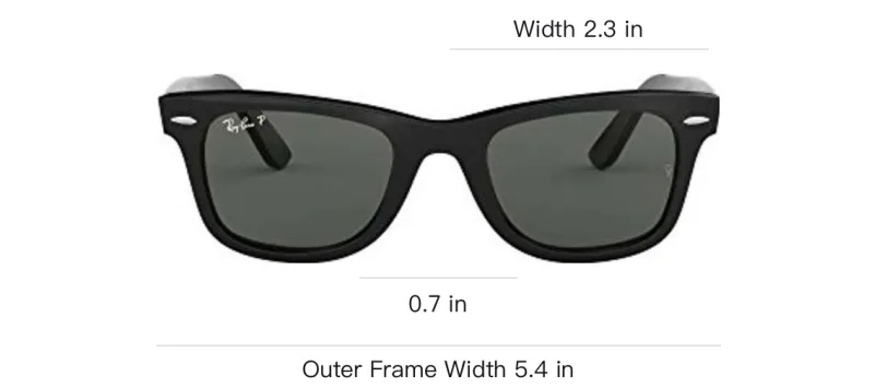 RayBan Original Wayfarer Classic Square Frame Sunglasses-1