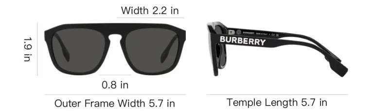 Burberry Square Frame Sunglasses-4