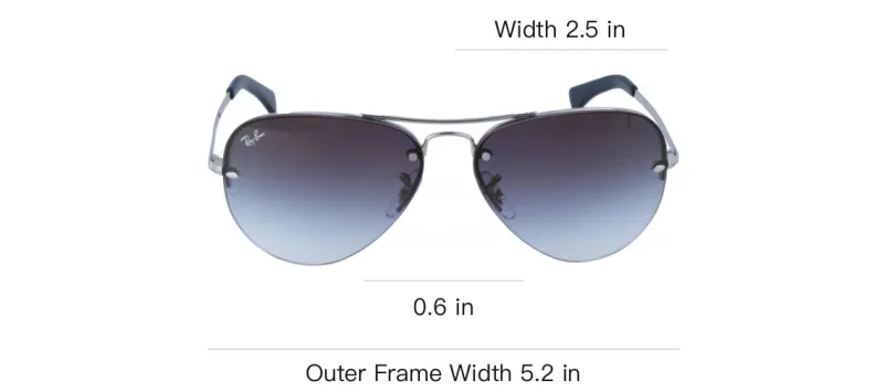 RayBan Aviator Sunglasses Unisex Black-4