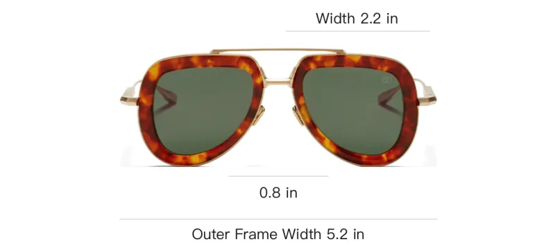 Valentino Acetate Titanium Aviator Sunglasses Women's Gold-3