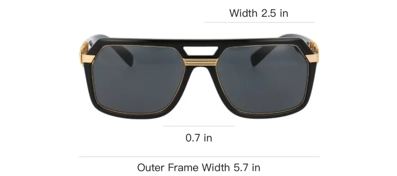 VERSACE Vintage Icon Pilot Sunglasses-2