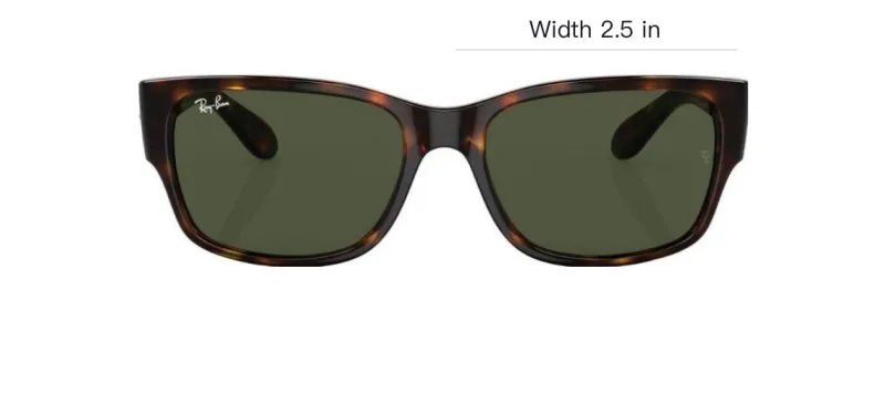 RayBan Ray Ban Rectangular Frame Sunglasses-3