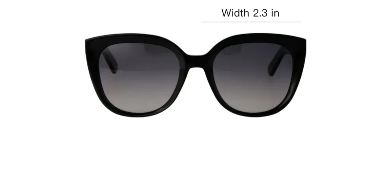 DIOR Butterfly Sunglasses Women's Black-4