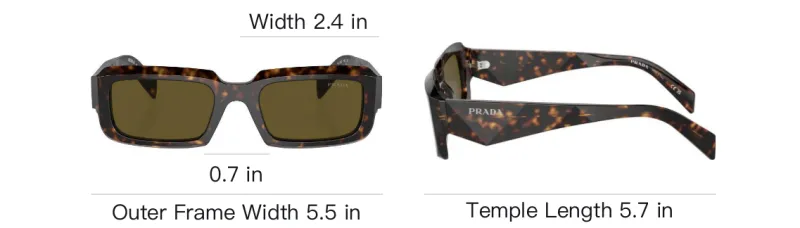 PRADA Symbole Square frame Sunglasses-3