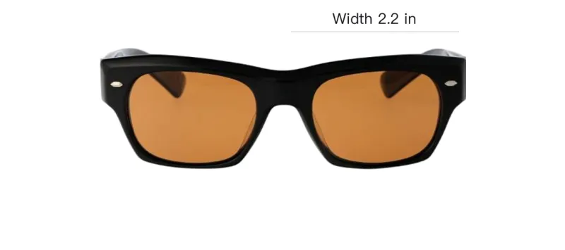 Oliver Peoples Acetate Irregular Shape Sunglasses Women's Black-4