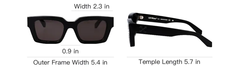 OFF WHITE Virgil Square Frame Sunglasses-3