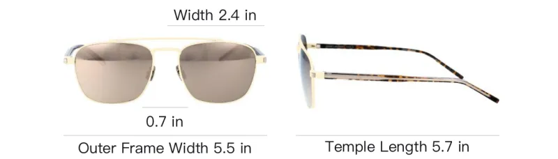 SAINT LAURENT Aviator Sunglasses-4