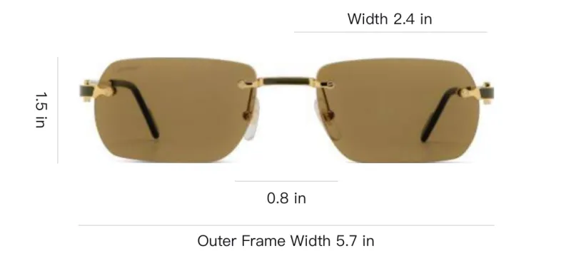 Cartier Rimless Sunglasses-3