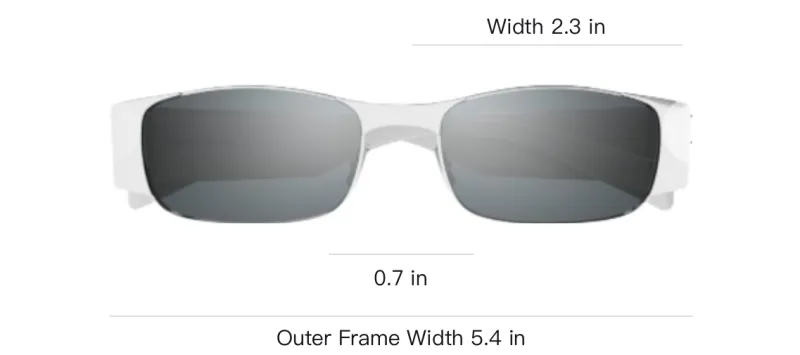 SAINT LAURENT Metal Rectangular Sunglasses Women's Silver-2
