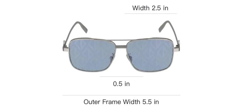 DIOR Cd Diamond S9U Navigator Sunglasses-3
