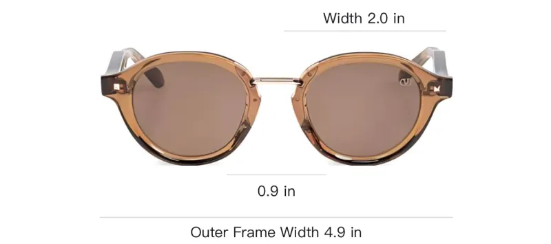 Valentino V Essential Round Frame Sunglasses-1