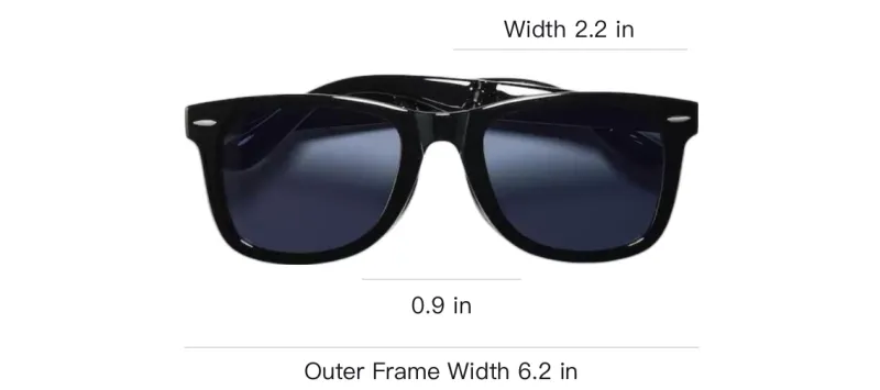 UNIQLO Plastic Oval Sunglasses Unisex Black-3