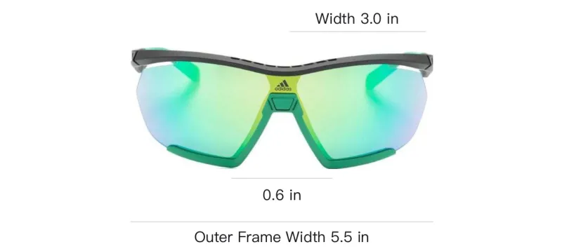 Adidas Cmpt Aero Lite Shield frame Sunglasses-3