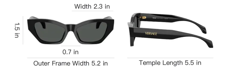 VERSACE Cat eye Sunglasses-3