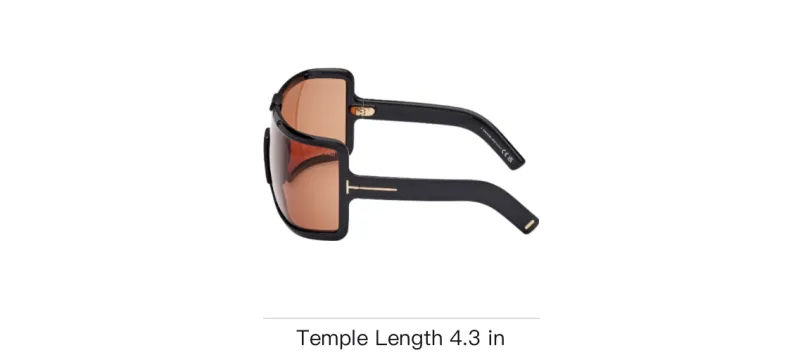 TOM FORD Eyewear Shield Frame Sunglasses-4