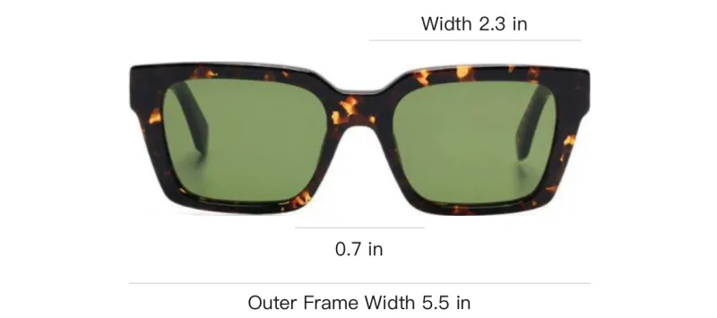 OFF WHITE Eyewear Tucson Square frame Sunglasses-2