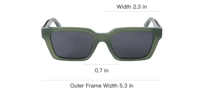 OFF WHITE Branson Square frame Sunglasses-3