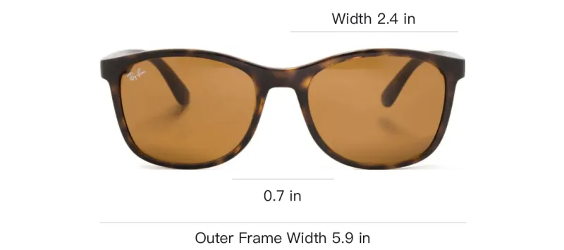 RayBan Tortoise Square frame Sunglasses-3