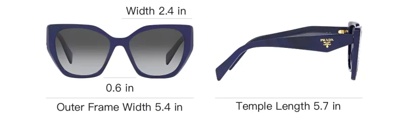 PRADA Eyewear Logo Cat eye Frame Sunglasses-3