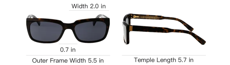 Dunhill Rectangle frame Sunglasses-2