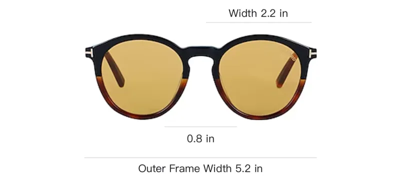 TOM FORD Elton Round-frame Sunglasses-2