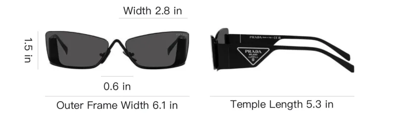 PRADA Butterfly Frame Sunglasses-4
