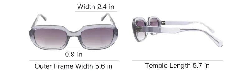 GUESS Plastic Square Sunglasses Unisex Gray-3