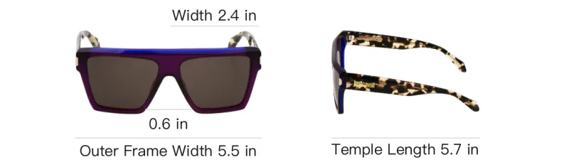 Just Cavalli Irregular Shape Sunglasses Women's Purple-3