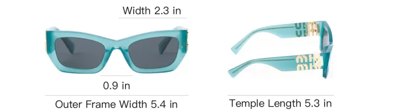 MIU MIU Logo plaque Arm Sunglasses-3