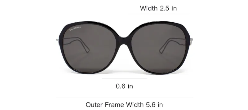Balenciaga Sunglasses Women's Black-2