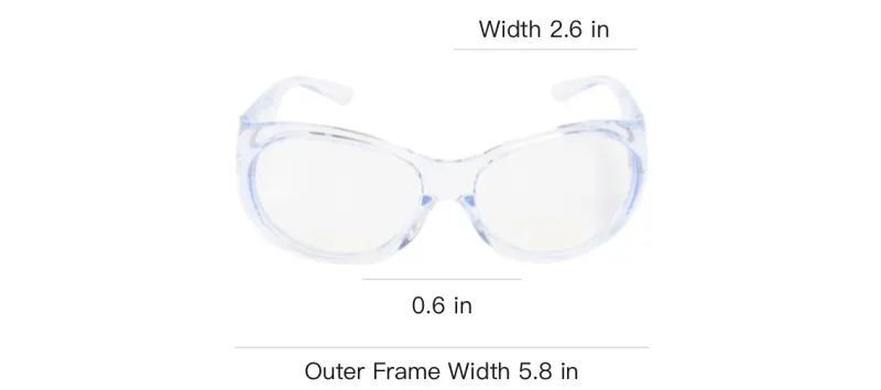 COURREGES Acetate Oval Sunglasses Women's Transparent-3